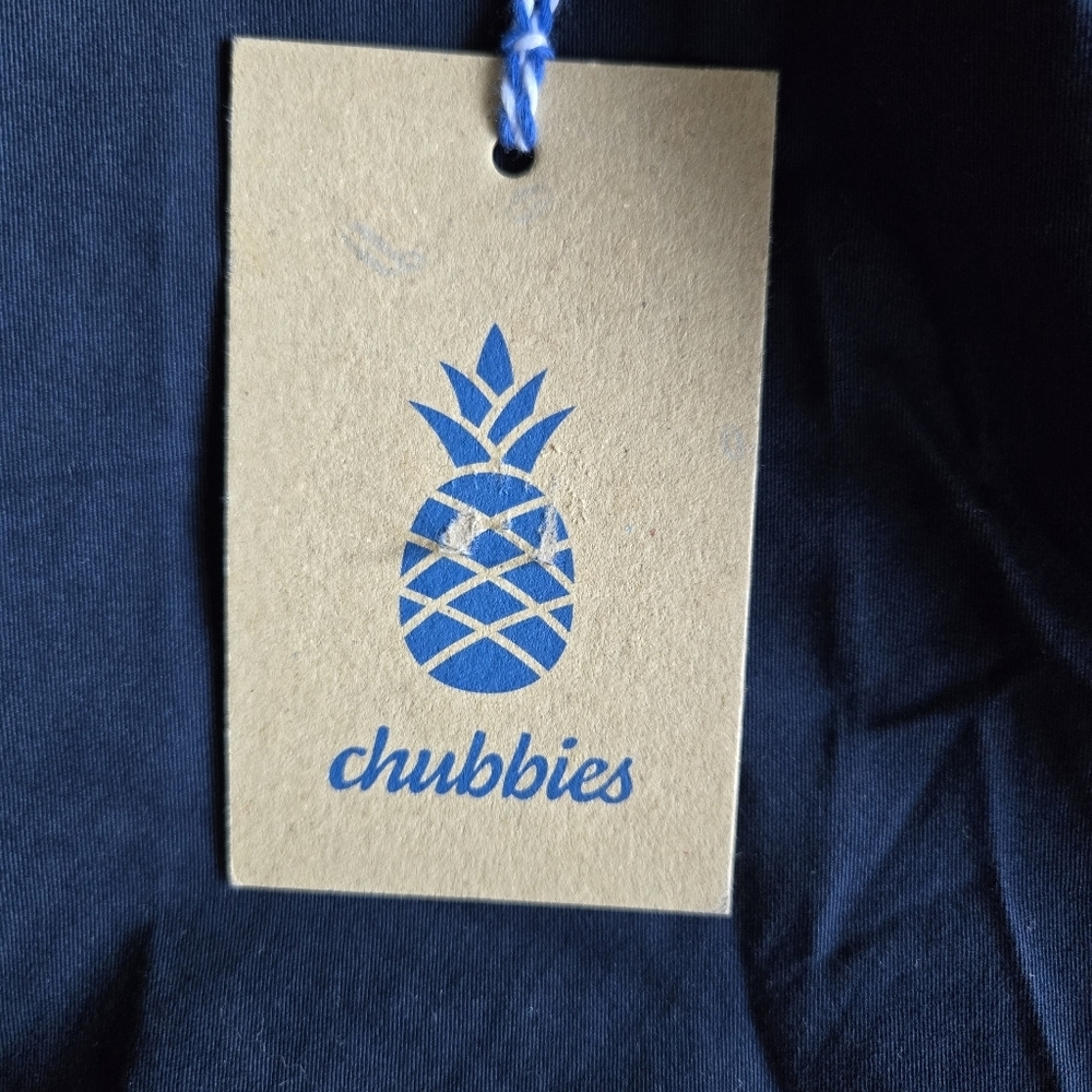 Chubbies Armadas 7" Flat Front Men's Shorts Navy Extra Large NWT 012013-03 - Picture 5 of 10